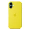 Silicone Dėklas Apple iPhone 16 Plus MagSafe Geltonas