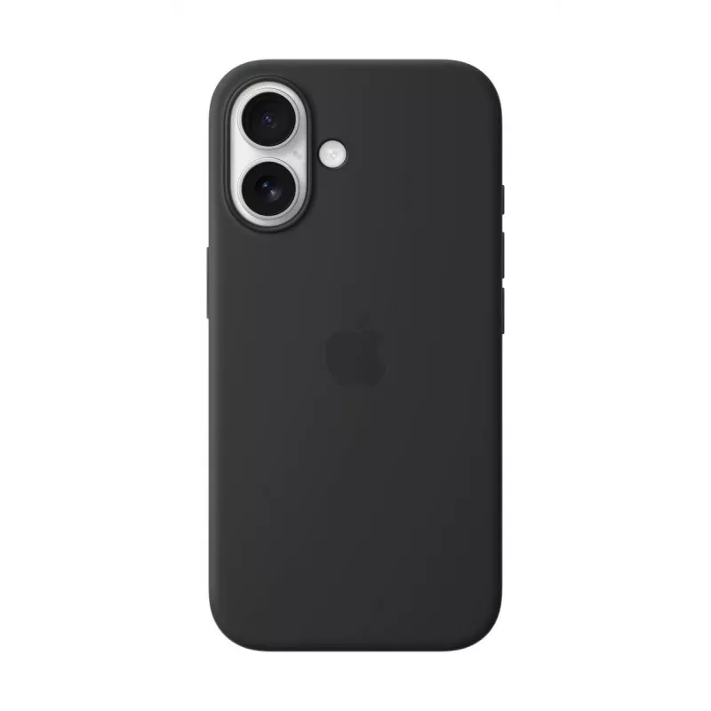 APPLE iPhone 16 – Silikoninis dėklas su MagSafe – Juodas
