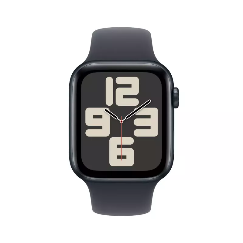 Išmanusis laikrodis Apple Watch SE GPS 44 mm vidurnakčio aliuminio korpusas juoda