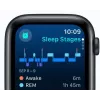 Išmanusis laikrodis Apple Watch SE GPS 44 mm vidurnakčio aliuminio korpusas juoda