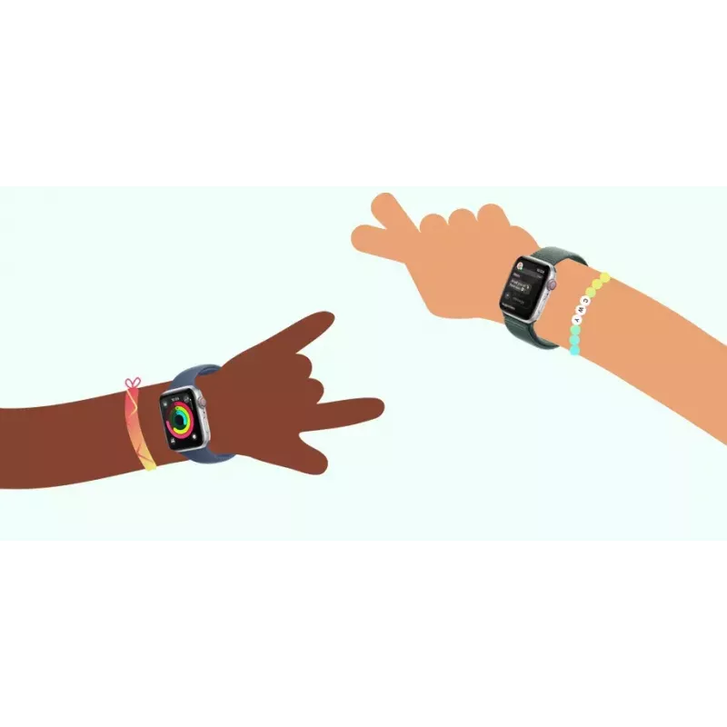 Išmanusis laikrodis Apple Watch SE GPS 44 mm vidurnakčio aliuminio korpusas juoda