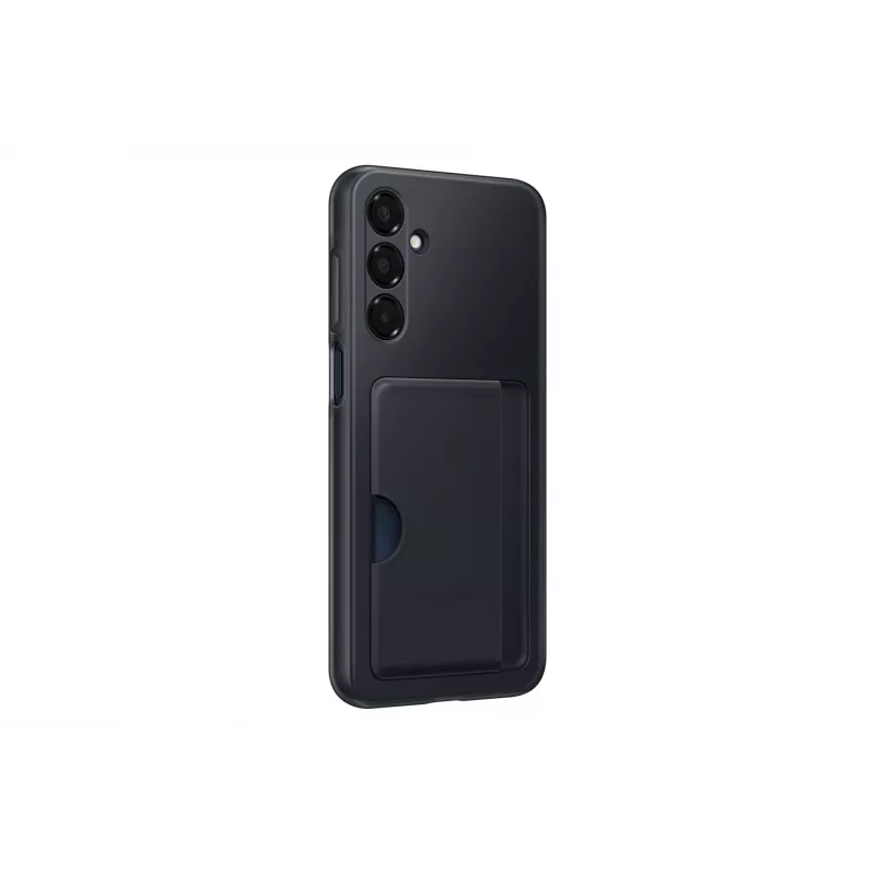 Samsung EF-OA166TBEGWW dėklas su kortelių skyreliu, skirtas Galaxy A16 / A16 5G, TPU, juodas