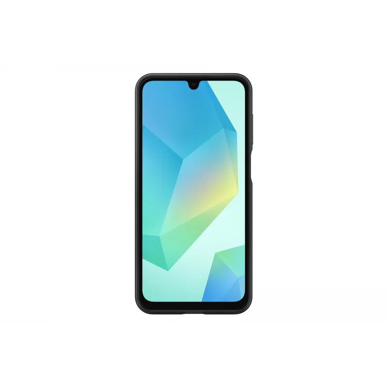 Samsung EF-OA166TBEGWW dėklas su kortelių skyreliu, skirtas Galaxy A16 / A16 5G, TPU, juodas