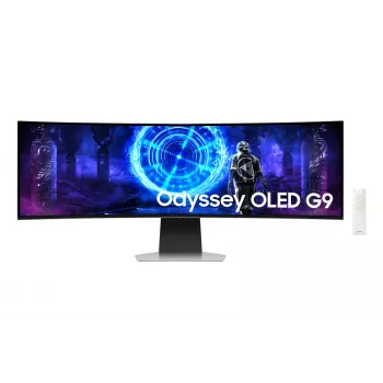 Samsung G95SD monitorius 124,5 cm (49 colių) 5120 x 1440 Dual QHD OLED sidabrinis