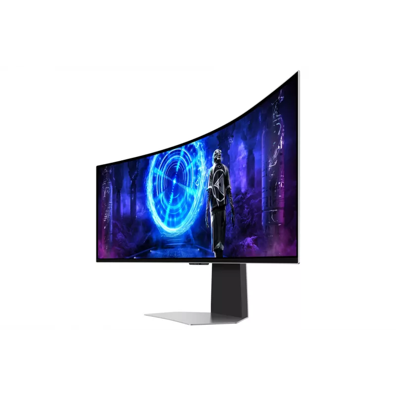 Samsung G95SD monitorius 124,5 cm (49 colių) 5120 x 1440 Dual QHD OLED sidabrinis