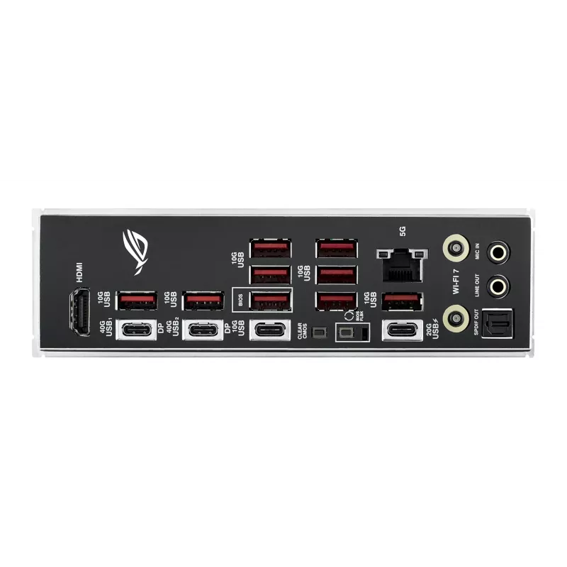 Motininė plokštė ASUS ROG STRIX X870E-E GAMING WIFI ATX, AMD X870E, Socket AM5, DDR5, 4 DIMM, Wi‑Fi 7, Bluetooth 5.4, 5Gb LAN