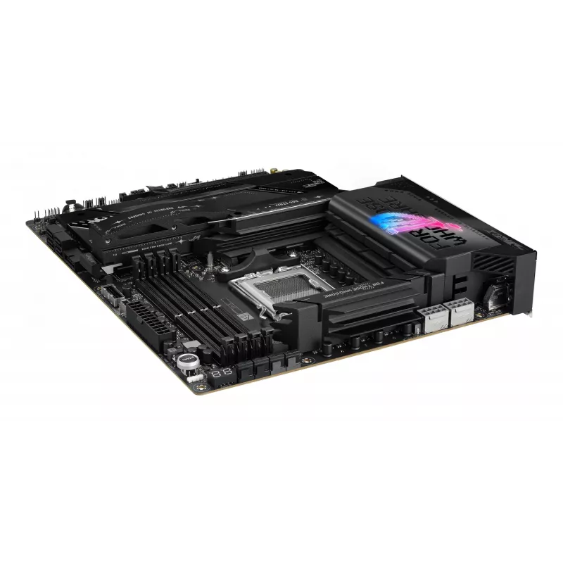 Motininė plokštė ASUS ROG STRIX X870E-E GAMING WIFI ATX, AMD X870E, Socket AM5, DDR5, 4 DIMM, Wi‑Fi 7, Bluetooth 5.4, 5Gb LAN