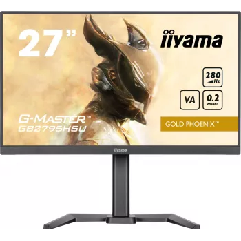 Monitorius iiyama GB2795HSU-B1, 27 colių (68,6 cm), Full HD, VA, 280 Hz, 0,2 ms, juodas