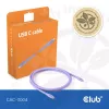 USB C laidas CLUB3D CAC-3004 2 m violetinis