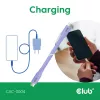 USB C laidas CLUB3D CAC-3004 2 m violetinis