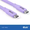 USB C laidas CLUB3D CAC-3004 2 m violetinis