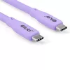 USB C laidas CLUB3D CAC-3004 2 m violetinis