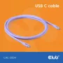 USB C laidas CLUB3D CAC-3004 2 m violetinis