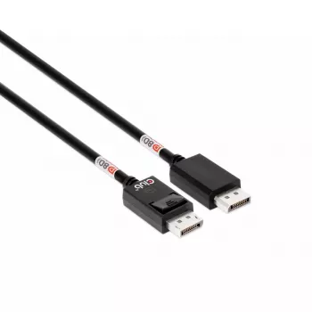 CLUB3D DisplayPort™ 2.1 abipusis VESA DP80 sertifikuotas kabelis 4K240Hz, 8K60Hz arba 10K60Hz M/M 1,6m/5,25ft