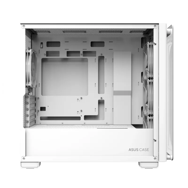 ASUS A23 PLUS TG ARGB WHITE korpusas, baltas, micro ATX, Mini-ITX, 16.5 cm, 38 cm