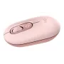 LOGITECH Pop Mouse – belaidė pelė su pasirinktiniais jaustukais – rožinė