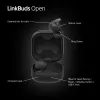 Ausinės Sony LinkBuds Open WFL910B belaidės Bluetooth į ausis, 20–20 000 Hz, 10 m, 63 g, juodos
