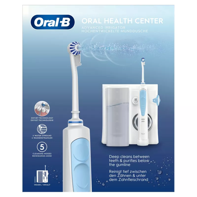 Oral-B OxyJet burnoje esantis irigatorius, baltas