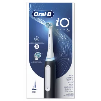 Oral-B iO 8006540730744 elektrinis dantų šepetėlis suaugusiems, vibruojantis, juodas