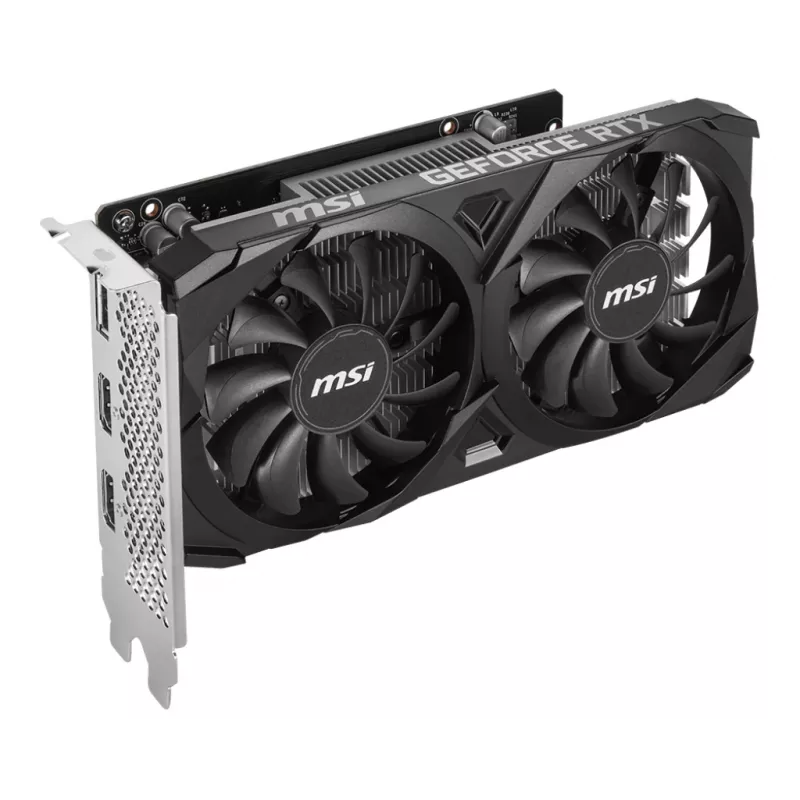 MSI VENTUS GeForce RTX 3050 2X E 6G OC NVIDIA 6 GB GDDR6 vaizdo plokštė