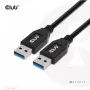 CLUB3D USB Type-A Gen2 (10G) laidas, 3A M/M 0,5 m / 1,64 pėdos