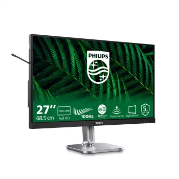 Philips 5000 serijos 27B2G5200/00 kompiuterio monitorius 68,6 cm (27 colių) 1920 x 1080 pikselių Full HD LCD Antracitas
