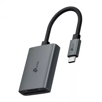 TP-Link UA430C kortelių skaitytuvas USB 3.2 Gen 1 (3.1 Gen 1) Type-C pilkas