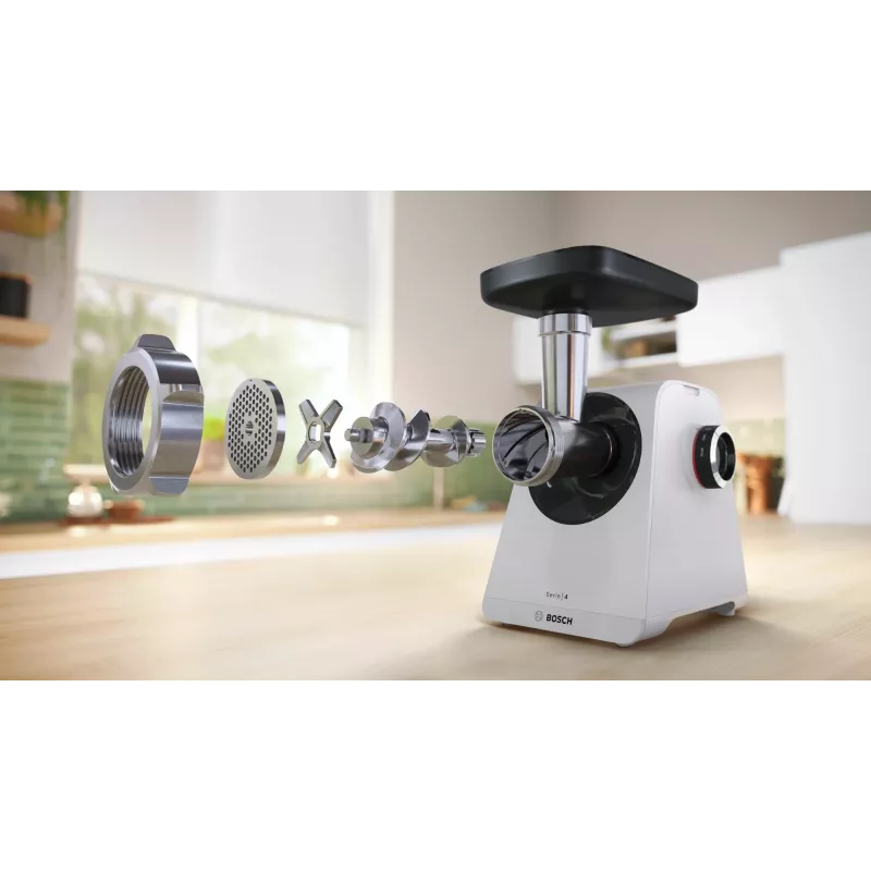 Bosch Serie 4 MultiPower MFWS420W mėsos malūnėlis, baltas