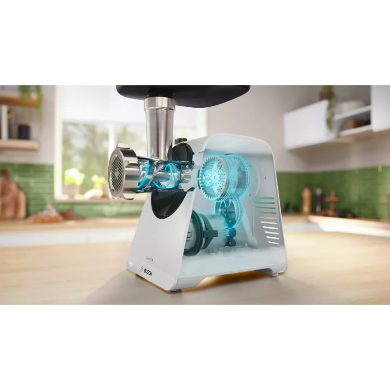 Bosch Serie 4 MultiPower MFWS420W mėsos malūnėlis, baltas