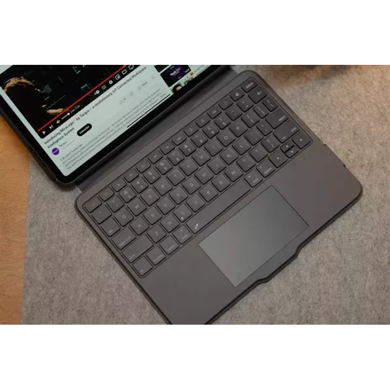 Targus VersaVu QWERTY Nordic Bluetooth klaviatūra su jutikliniu kilimėliu juoda