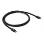 USB Type-C laidas CLUB3D CAC-1570 1,2 m — 80 Gbps, 240 W, palaiko 8K @ 240 Hz, juodas