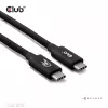 USB Type-C laidas CLUB3D CAC-1570 1,2 m — 80 Gbps, 240 W, palaiko 8K @ 240 Hz, juodas