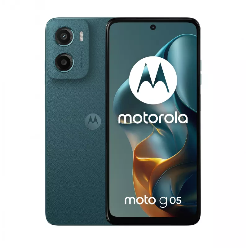 Mobilusis telefonas Motorola moto g05 16,9 cm (6,67 colio) Dual SIM Android 15 4G USB Type-C 4 GB 64 GB 5200 mAh Žalia