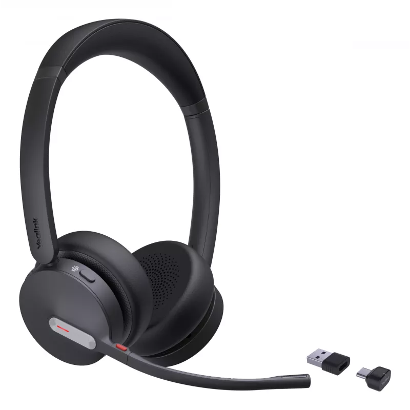 Yealink BH70 belaidė Bluetooth ausinė su mikrofonu, Dual USB-C/A, skirta „Teams“