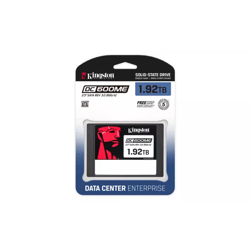 Kingston Technology DC600ME 1.92TB 2,5 colio serverio SATA SSD (mišrus naudojimas)