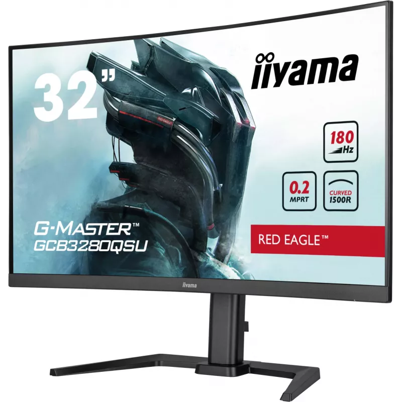 Monitorius iiyama G-MASTER GCB3280QSU-B2 80 cm (31,5 colio) 2560 x 1440 pikselių Dual QHD LED juodas