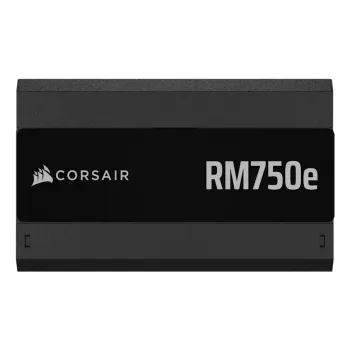 Maitinimo blokas CORSAIR RM750e 750 W ATX 3.1 80 PLUS Gold pilnai modulinis, 24 kontaktų, 120 mm ventiliatorius, 6×SATA, 2×PCIe (6+2), 2×PATA