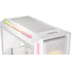 CORSAIR kompiuterio korpusas 5000T LX RGB (grūdintas stiklas) baltas