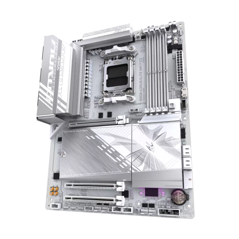 Pagrindinė plokštė GIGABYTE B850 AORUS ELITE WIFI7 ICE, B850, AM5, ATX
