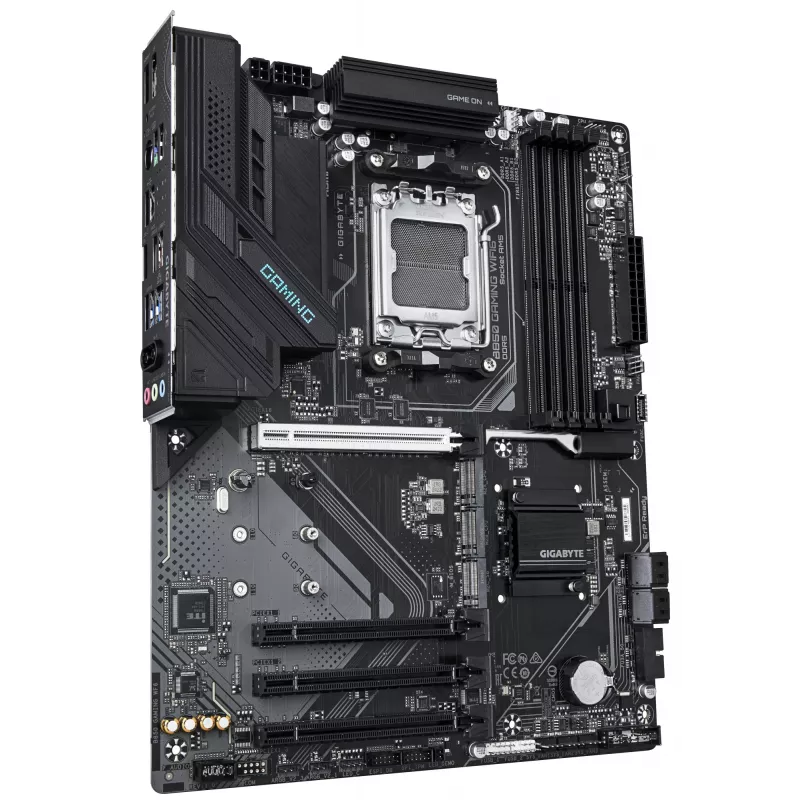 Motininė plokštė GIGABYTE B850 GAMING WIFI6, AMD B850, AM5, ATX, 4x DDR5, Wi‑Fi 6, 3x M.2, 4x SATA III