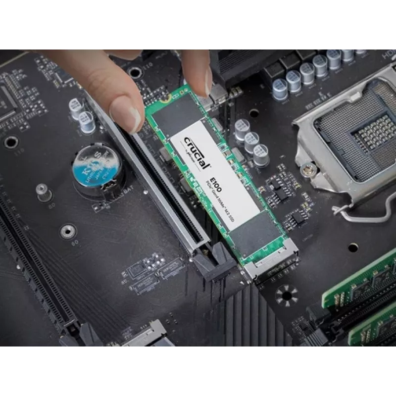 Crucial E100 NVMe SSD 480GB M.2 2280 PCIe Gen 4