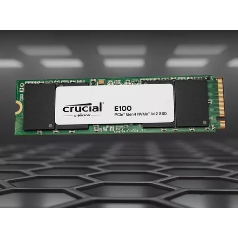 Crucial E100 NVMe SSD 480GB M.2 2280 PCIe Gen 4