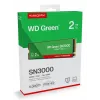 WESTERN DIGITAL SSD - WD Green SN3000 NVMe - 500 GB - PCIe Gen4 x4 - M.2 2280