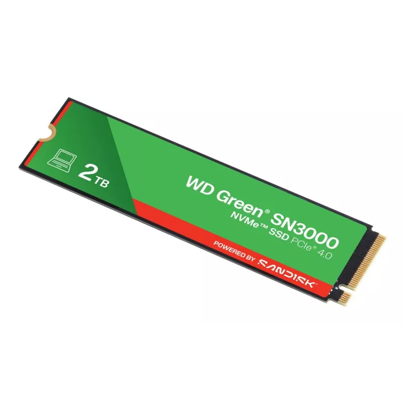 WESTERN DIGITAL SSD - WD Green SN3000 NVMe - 500 GB - PCIe Gen4 x4 - M.2 2280