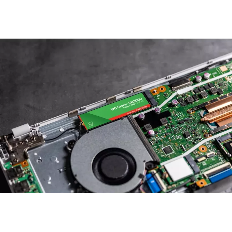 WESTERN DIGITAL SSD - WD Green SN3000 NVMe - 500 GB - PCIe Gen4 x4 - M.2 2280