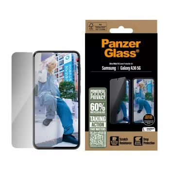 PanzerGlass® Privatumo apsauginė plėvelė Samsung Galaxy A36 5G | Ultra-Wide Fit
