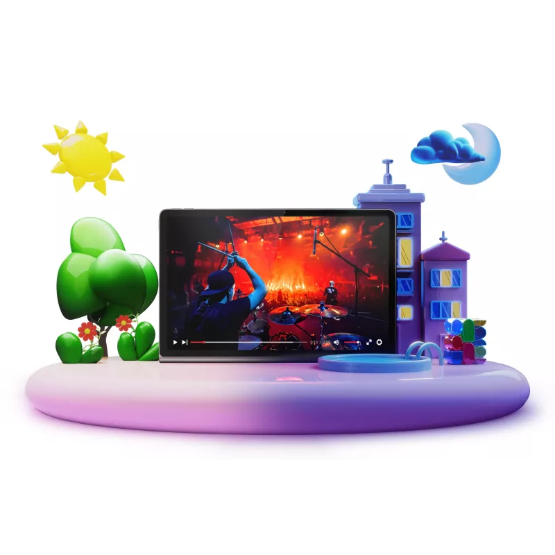 Planšetinis kompiuteris Lenovo Tab Plus, 11,5 colio, 128 GB, 8 GB RAM, „Android 14“, pilka