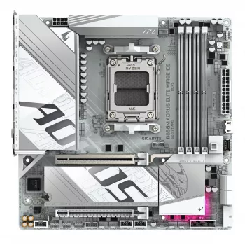 Motininė plokštė GIGABYTE B850M AORUS ELITE WIFI6E, AMD B850, lizdas AM5, Micro ATX