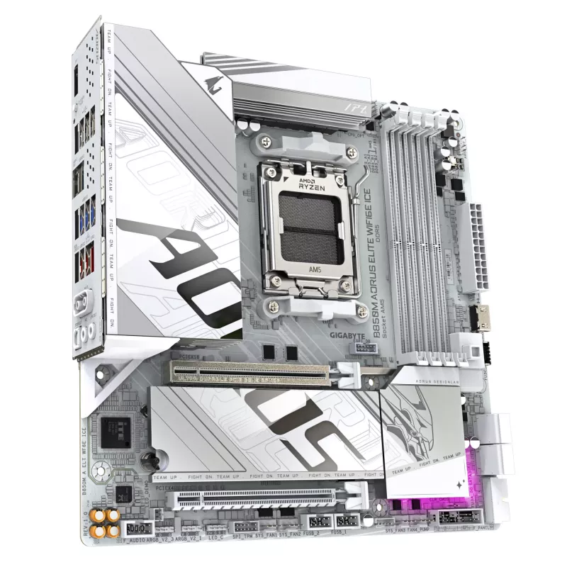 Motininė plokštė GIGABYTE B850M AORUS ELITE WIFI6E, AMD B850, lizdas AM5, Micro ATX