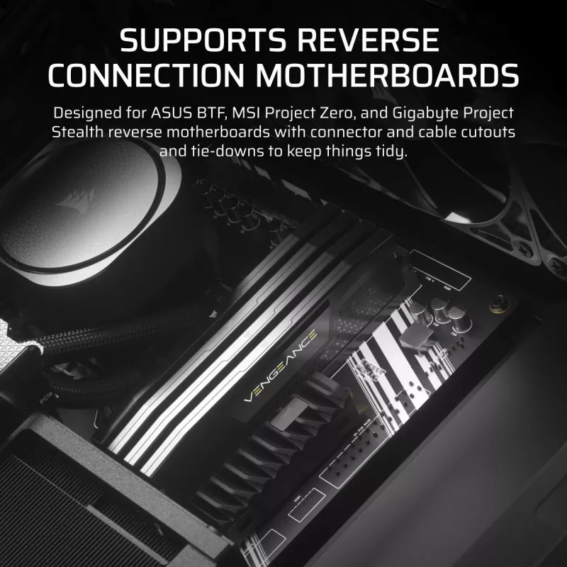 CORSAIR FRAME 4000D Juodas Midi bokštas
